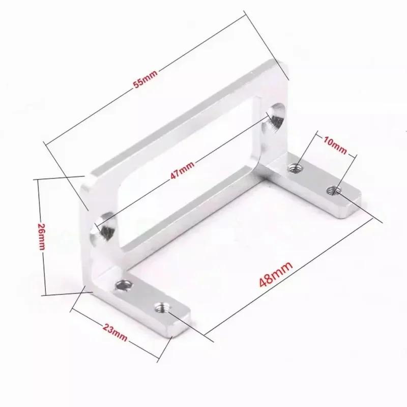 1 Set New Aluminum Alloy Servo Holder Servo Mount for RC Airplane Boat Car Servo S3003, MG995 Bracket
