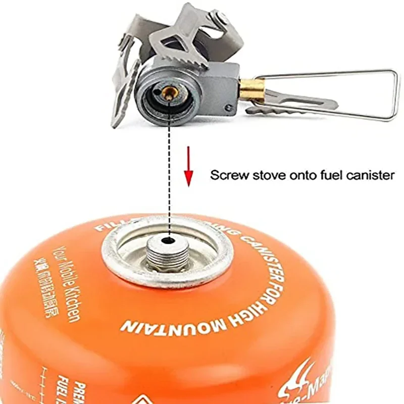 25g Lightweight Mini Gas Cooker Burner Camping Hiking Gas Burner BRS Outdoor Portable Solo Titanium Camping Gas Stove brs-3000t