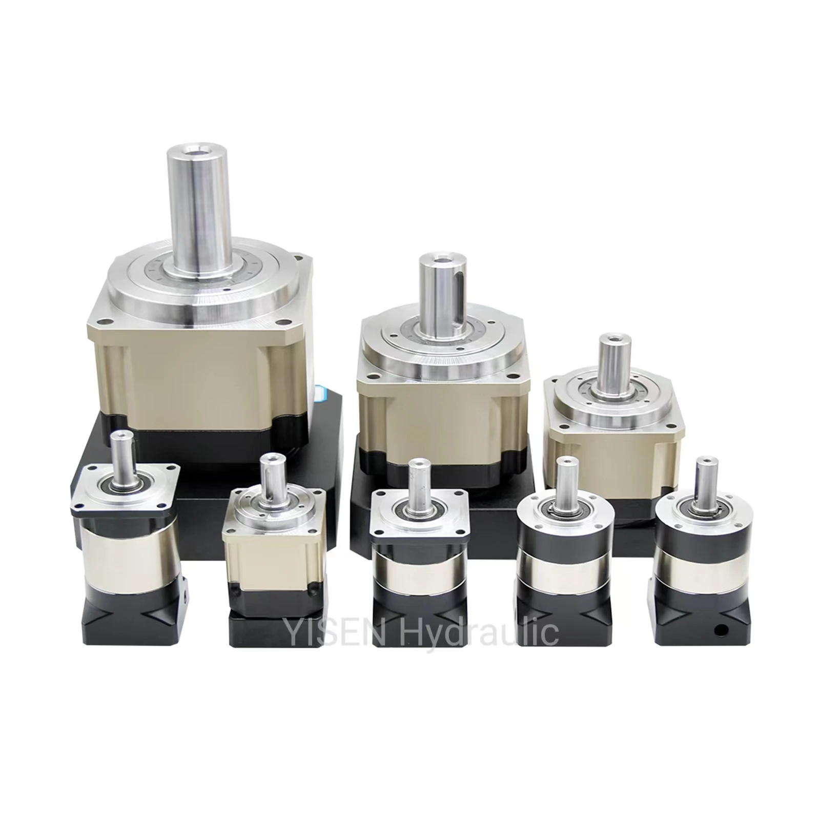 High precision planetary gear reducer with straight teeth stepper servo motor gearbox