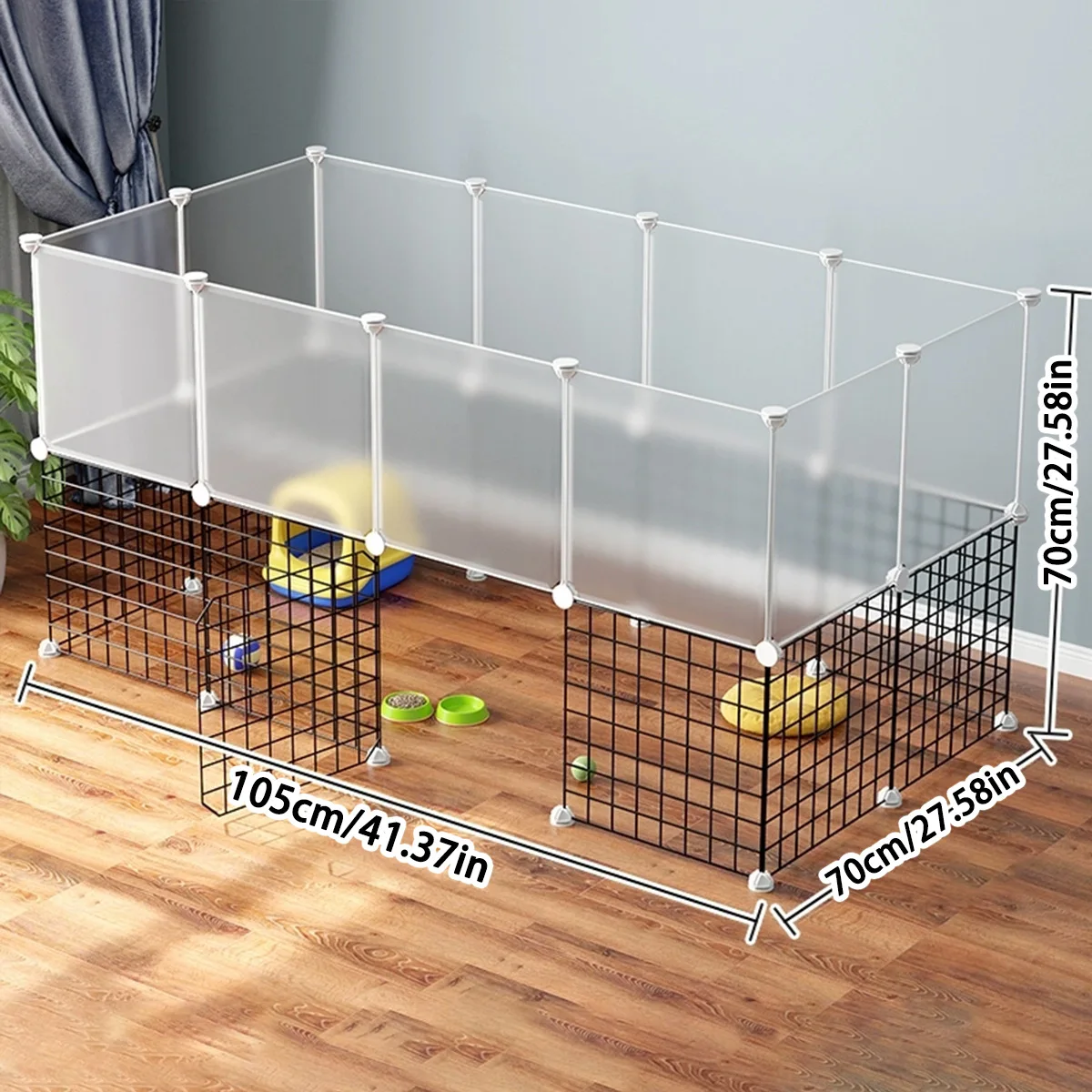 Factory Direct 2026 Rabbit Pet Fence Dog Cage Indoor Guinea Pig Fence Isolation Door Kennel Block Dog Board Cat Cub Guard
