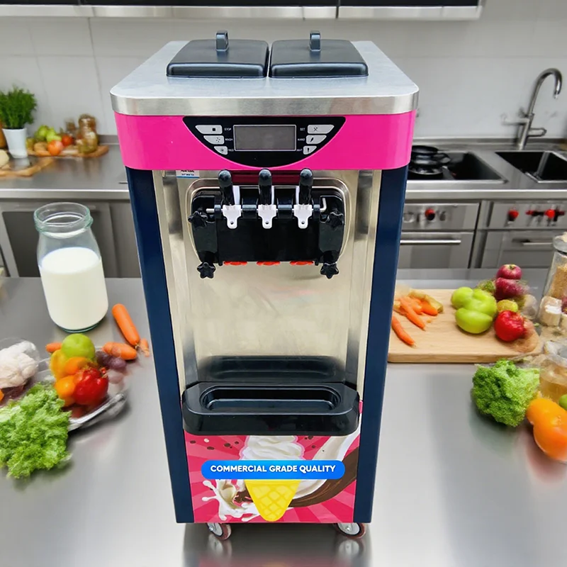 Ice Cream Machine Best-Selling Commercial Ice Cream Shop Milk   Stainless Steel High Capacitys