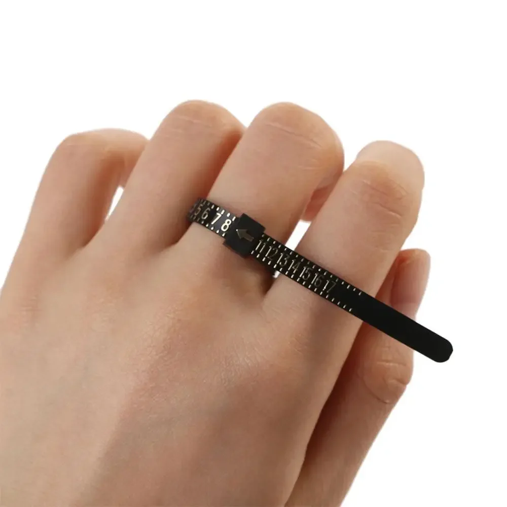 

Official Standard Soft Ruler US UK EU Finger Sizer HK JP For Wedding Band Jewelry Tools Measure Gauge Ring Sizer
