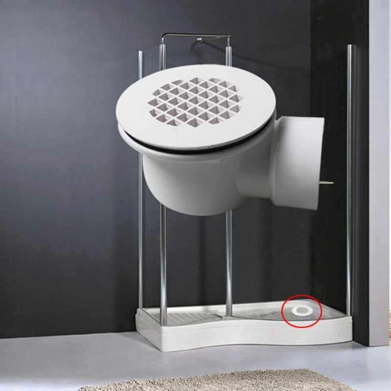 Shower Base Drainage Stainless Steel Floor Drain Shower Drainage Floor Drain Assembly Hair Side Outlet Drain