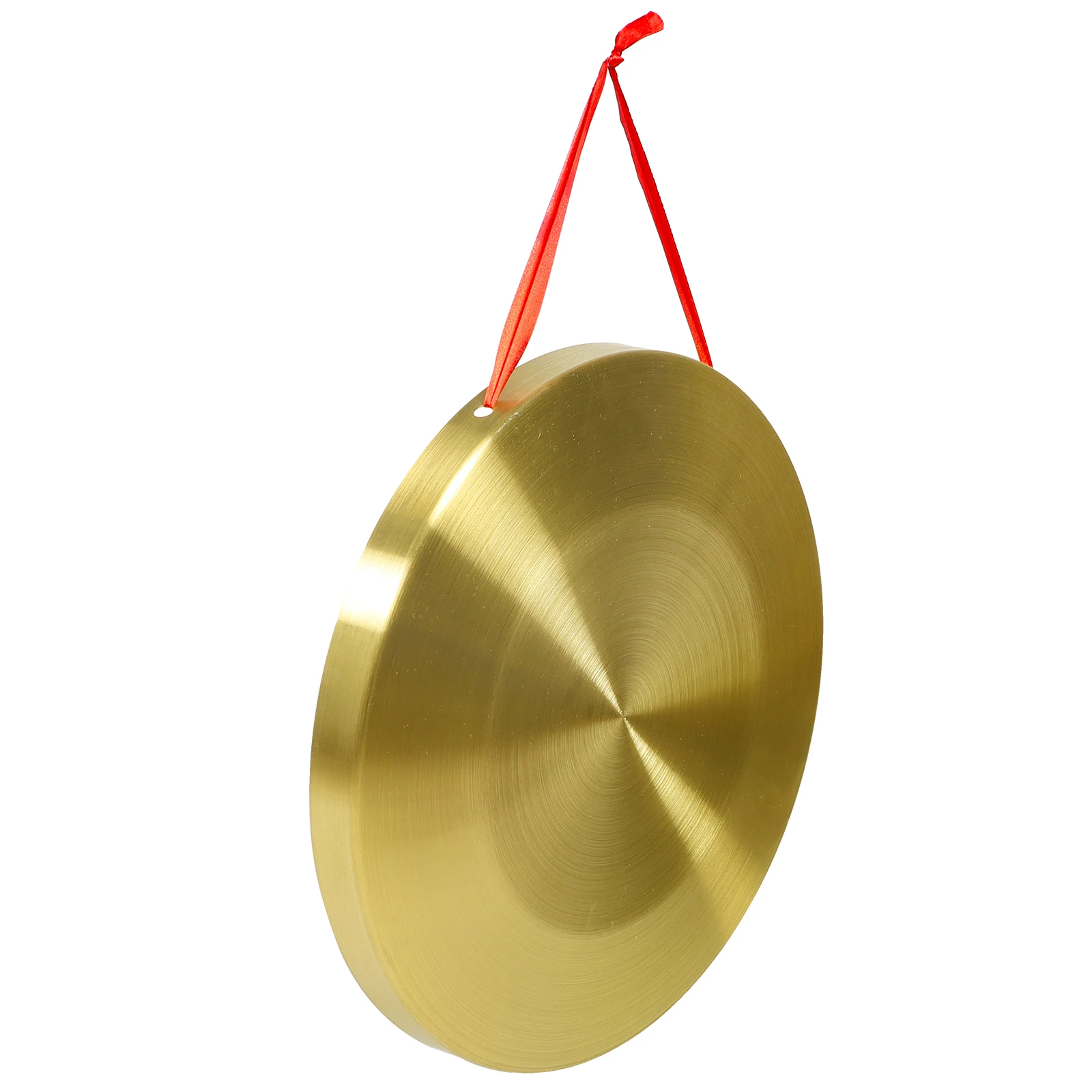 

Copper Gong 22CM Loud Clear Sound Handheld Brass Percussion Instrument for Flood Warning Party Opening Basketball