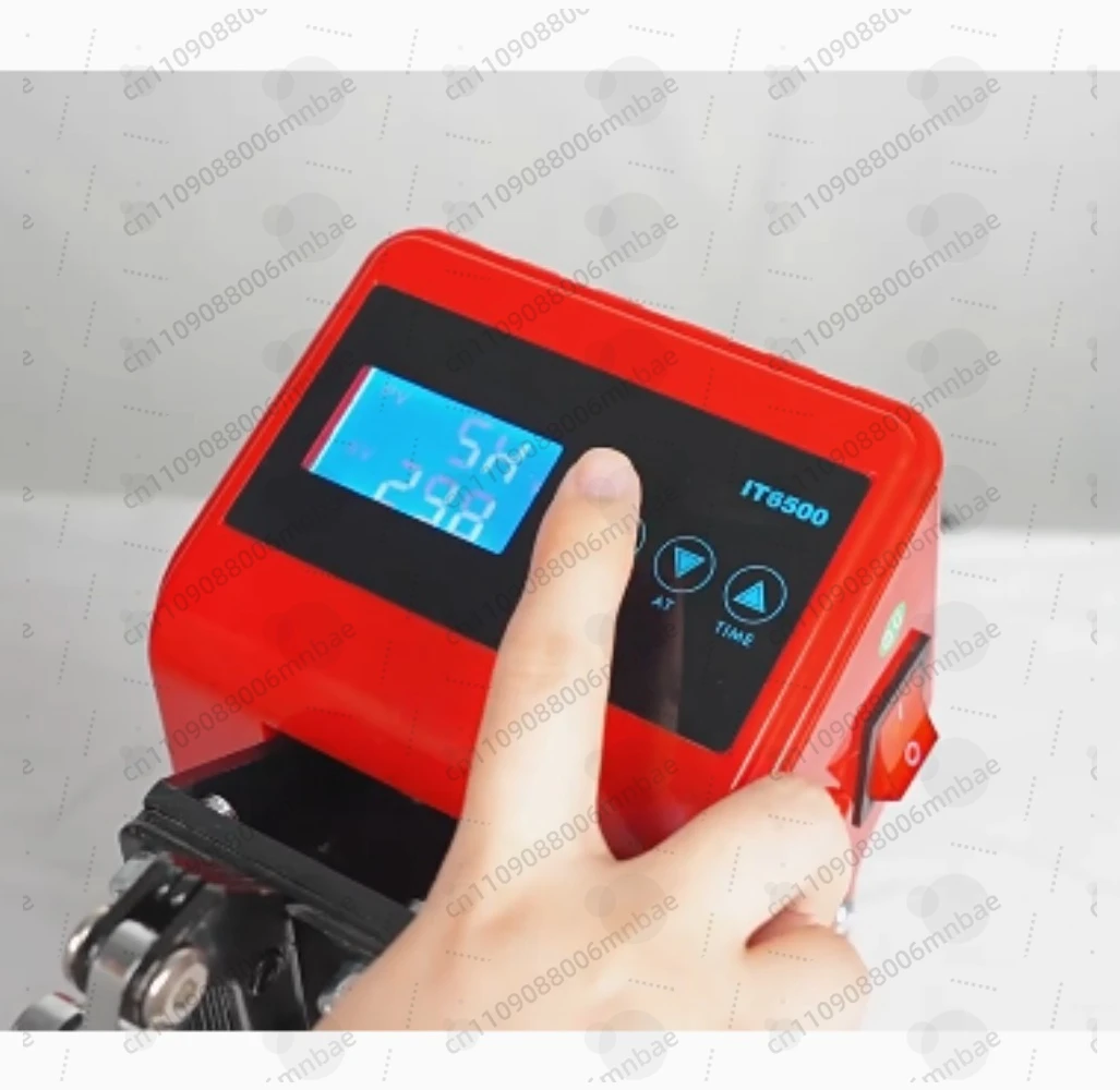 Household CH2034-1 Manual Upper Lower Plate Heating Press Logo Rosin Ironing 5x7cm