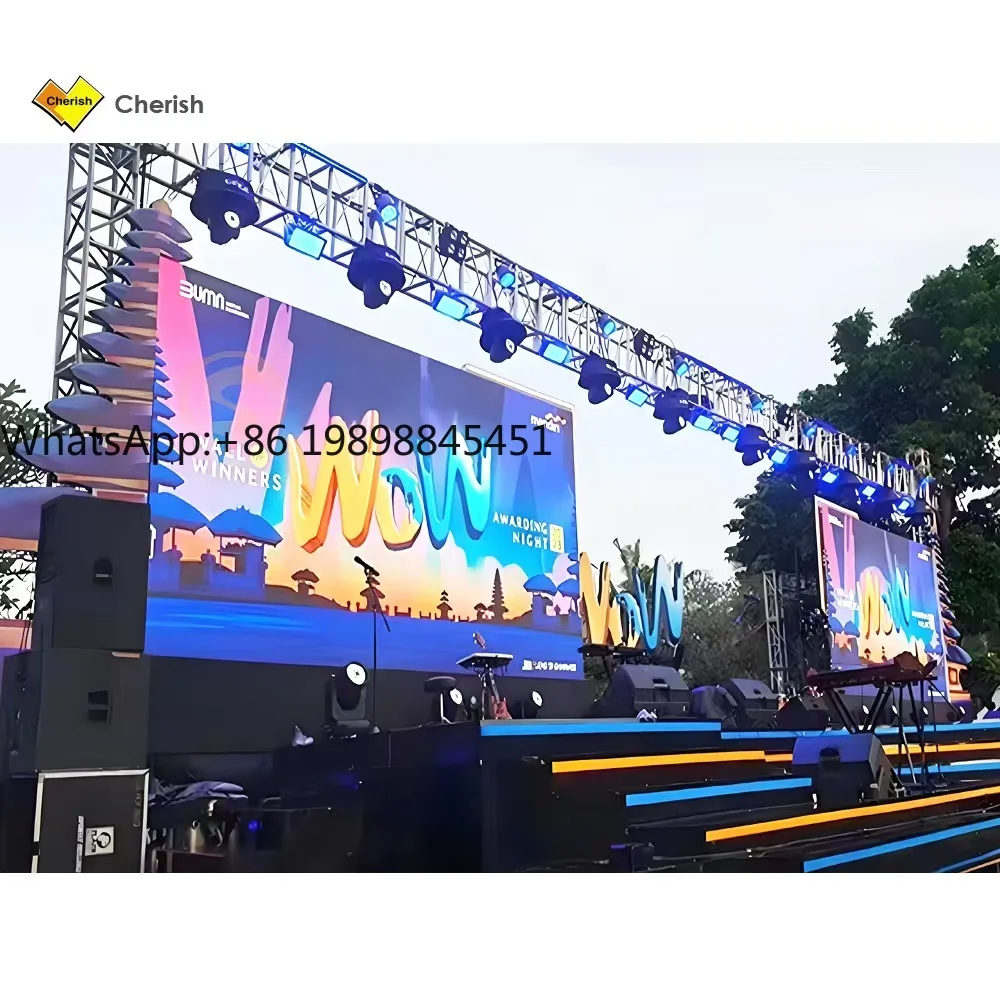 شاشة عرض LED داخلية وخارجية عالية الوضوح P2.6 لأغراض تأجير الأحداث على نطاق واسع #1