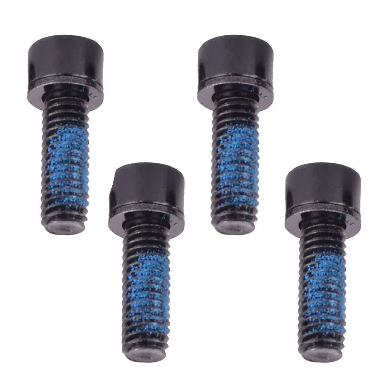 4 pz viti nero M6x18MM bici disco freno montaggio adattatore pinza freno viti fisse sostituzione per-Shimano pinze freno supporti