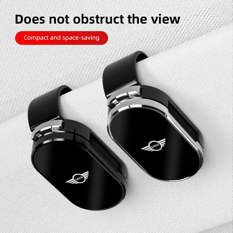 ABS MINI Auto-Sonnenblenden-Brillenclip Zubehör für Mini Cooper S JCW Works R56 R50 F54 F55 F56 F57 F60 R52 R53 R55 R57 R58 R59 – Detail 3