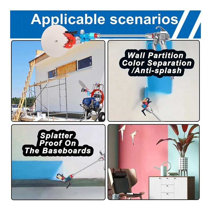 AC62-Airless Sprays Guide Tool Kit With 311 315 Tips And 10In Airless Extension Pole,Sprays Guide Accessory Tool For Airless