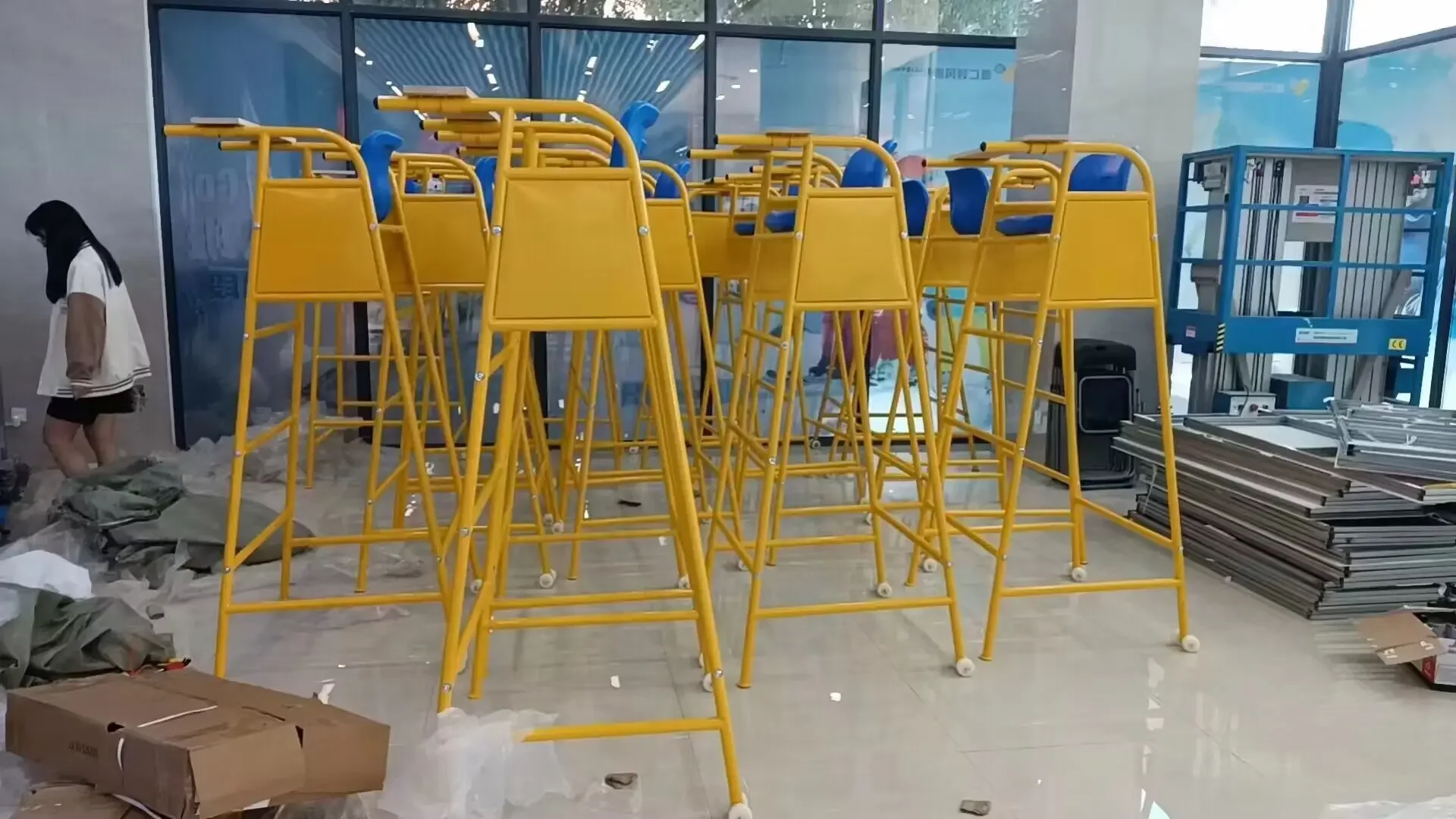 2026 Outdoor Match Podium Chair Volleyball Badminton Tennis Umpire Judge Seat
