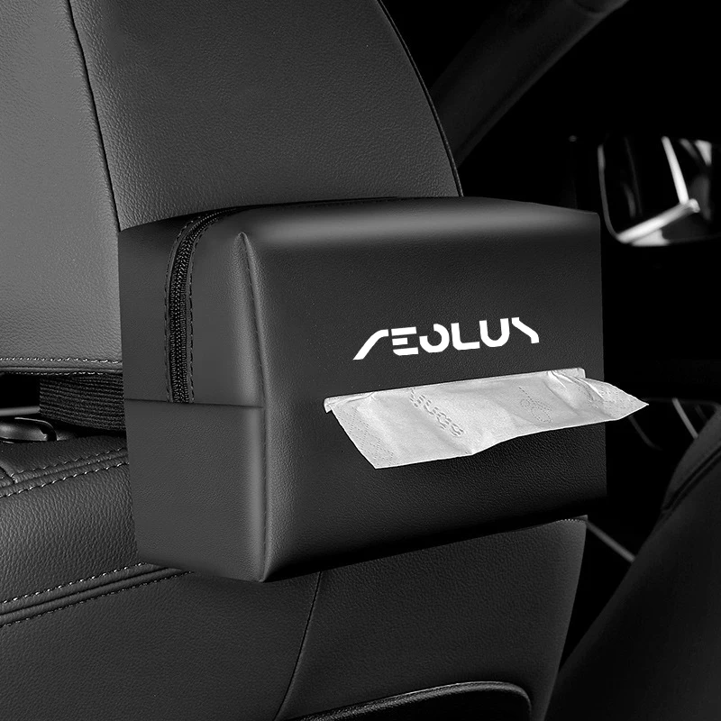 1Pcs Car Tissue Box Auto Backseat Tissue Box Holder For Dongfeng Aeolus AX7 Yixuan/Max/GS Haohan Haoji G59 E70 2022 2023 2024