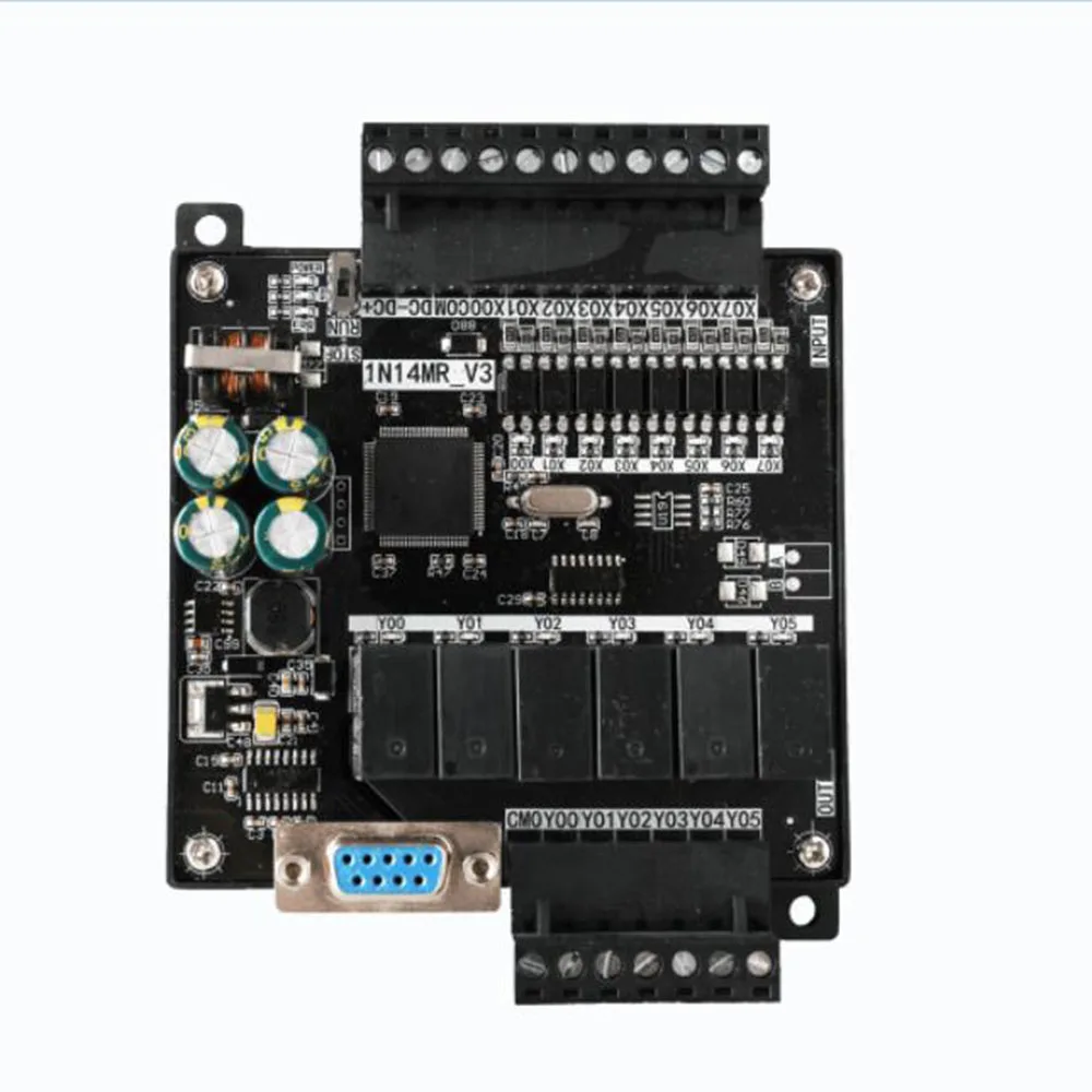 STM32F103 PLC industrial control board FX1N-14MR 8 input 6 Relay output controller