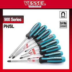 Vessel MEGADORA Standard Screwdriver Phllips Sllotted Screwdrivers Made in Japan No.900 Series