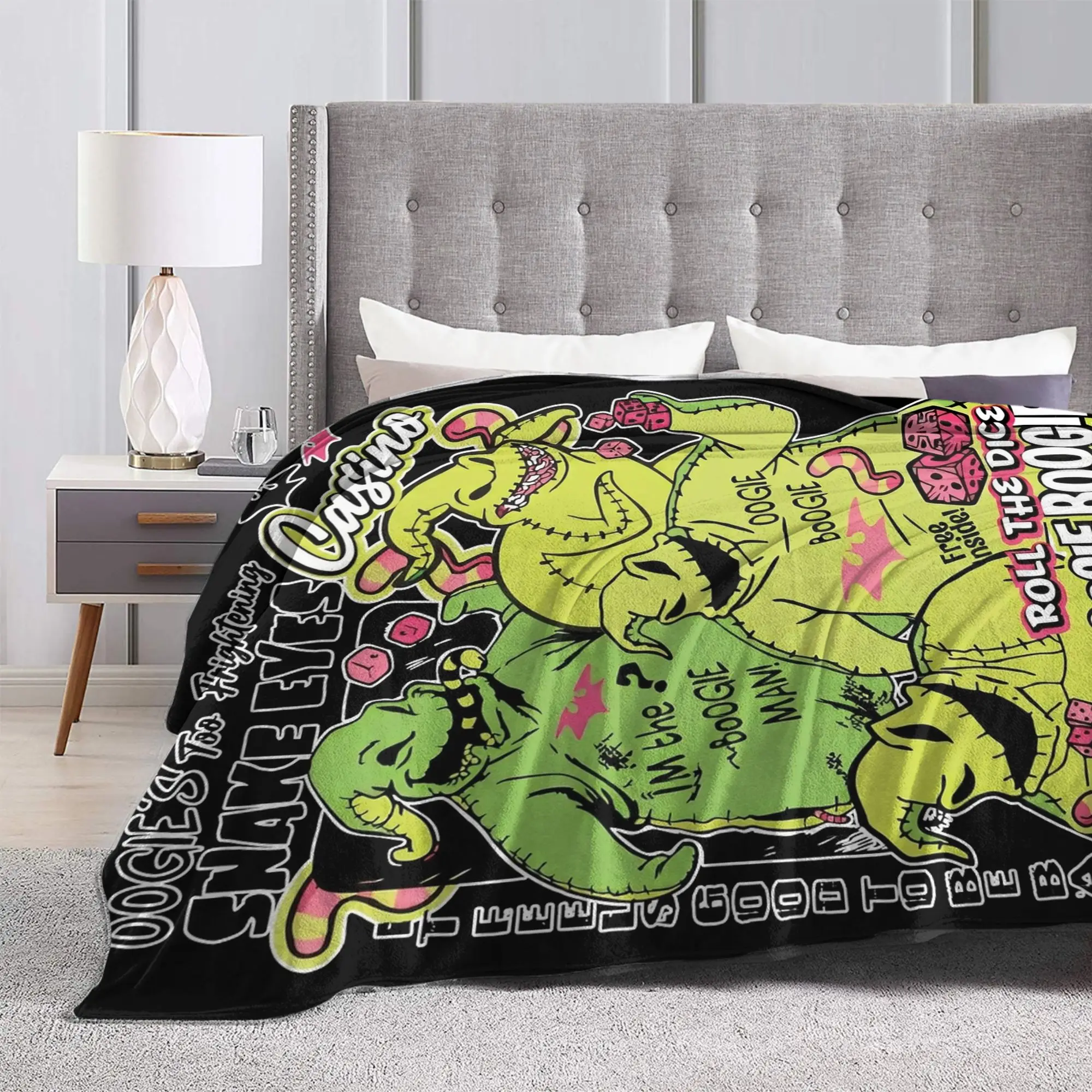 Manta de Oogie Boogie de Pesad - Christmas Throw Blanket reseña y precio