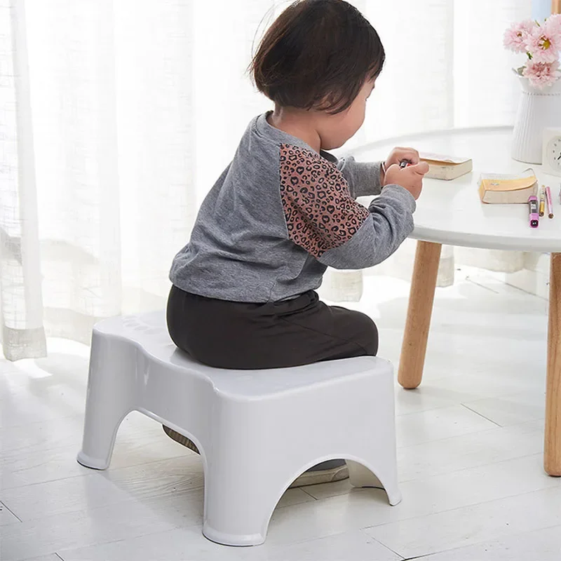 Bathroom Anti-slip Stool Squatty Potty Toilet Foot Furniture Pregnant Woman Children Seat Tools For Adult Old People Convenien