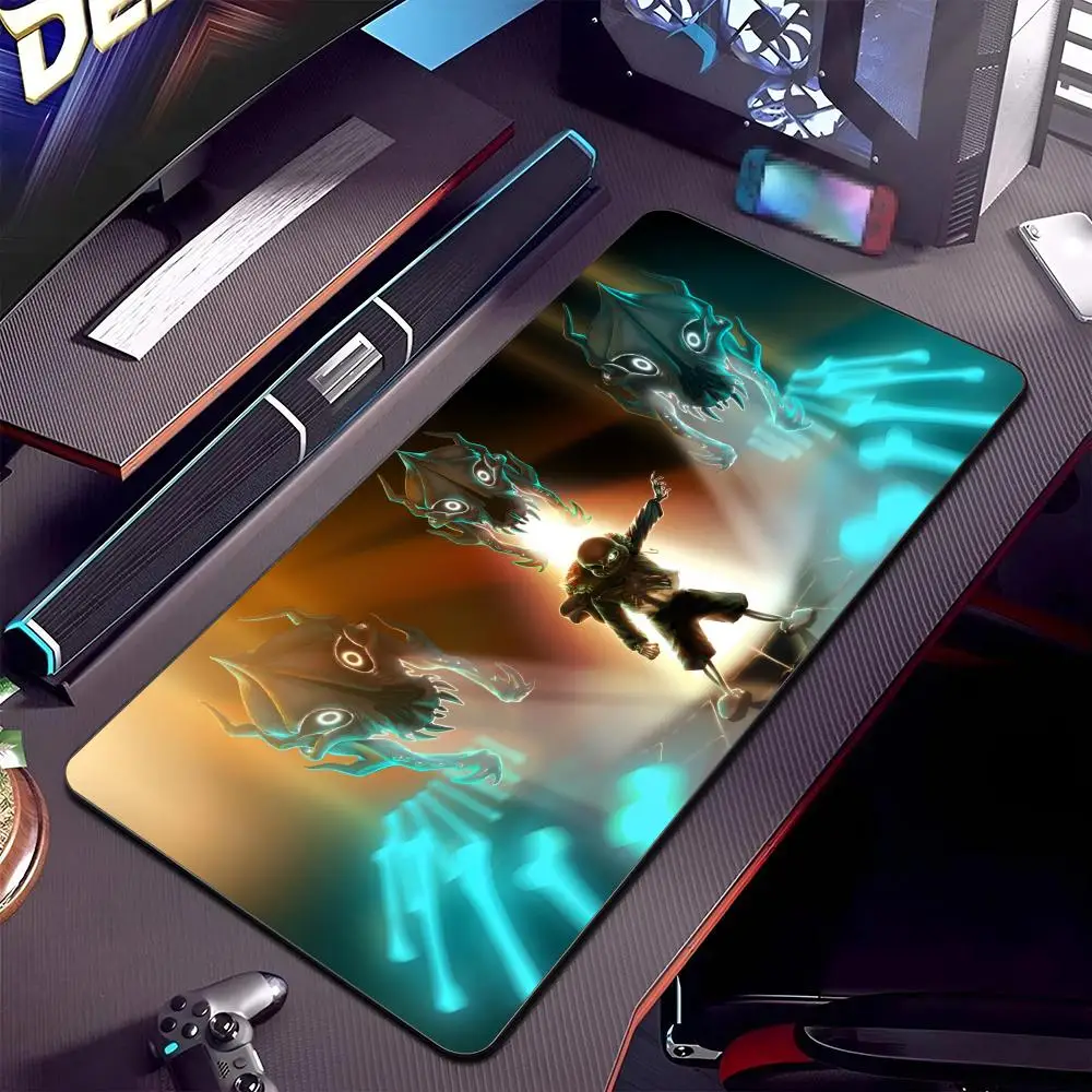 Undertale Sans Mousmat Cartoon Lockedge Grote Gaming Pad Computer Gamer Keyboard Mat Bureau Mousepad Pc Bureaublok