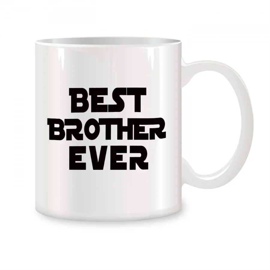 Best Brother Ever Mugs For Brother Birthday Novelty Coffee Ceramic Tea Cups White 11 oz