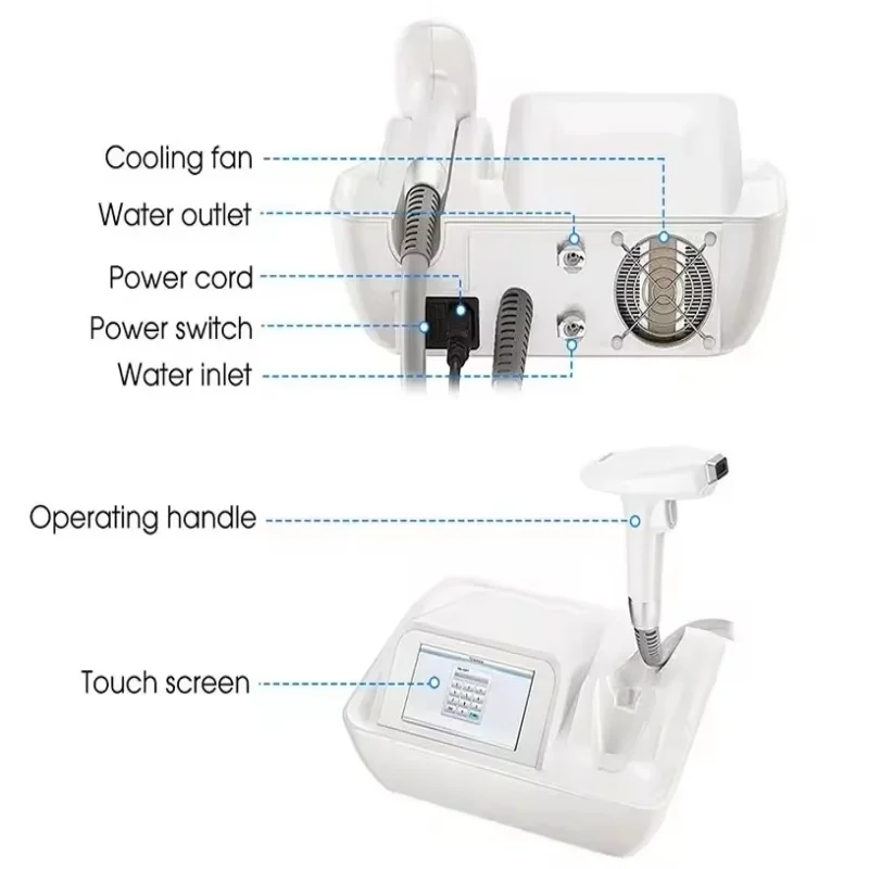 808nm Hair Remover Machine Laser Diode Ice Painless Hair Removal Epilator Portable Equipment