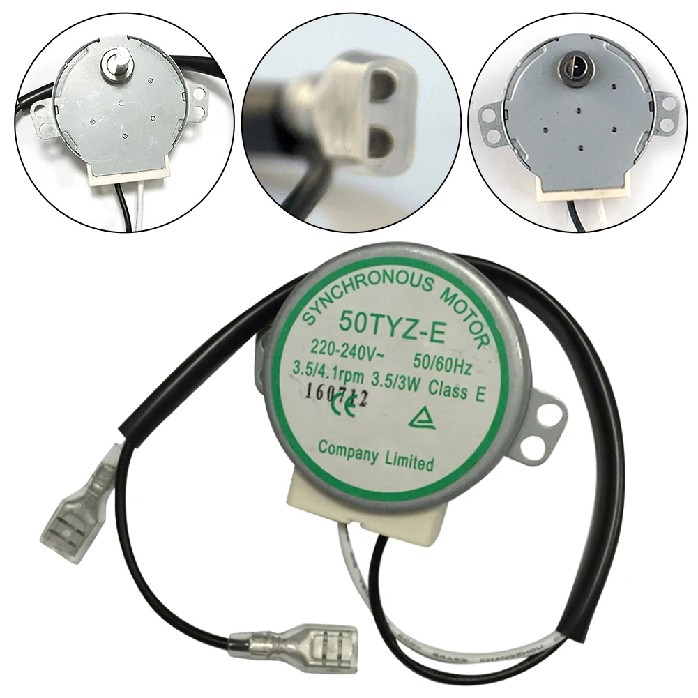 Ice Maker Synchronous Motor 50TYZ-E 220V-240V 3.5RPM Metal Rotary Replacement Part For Household Cooling Appliance Easy Install
