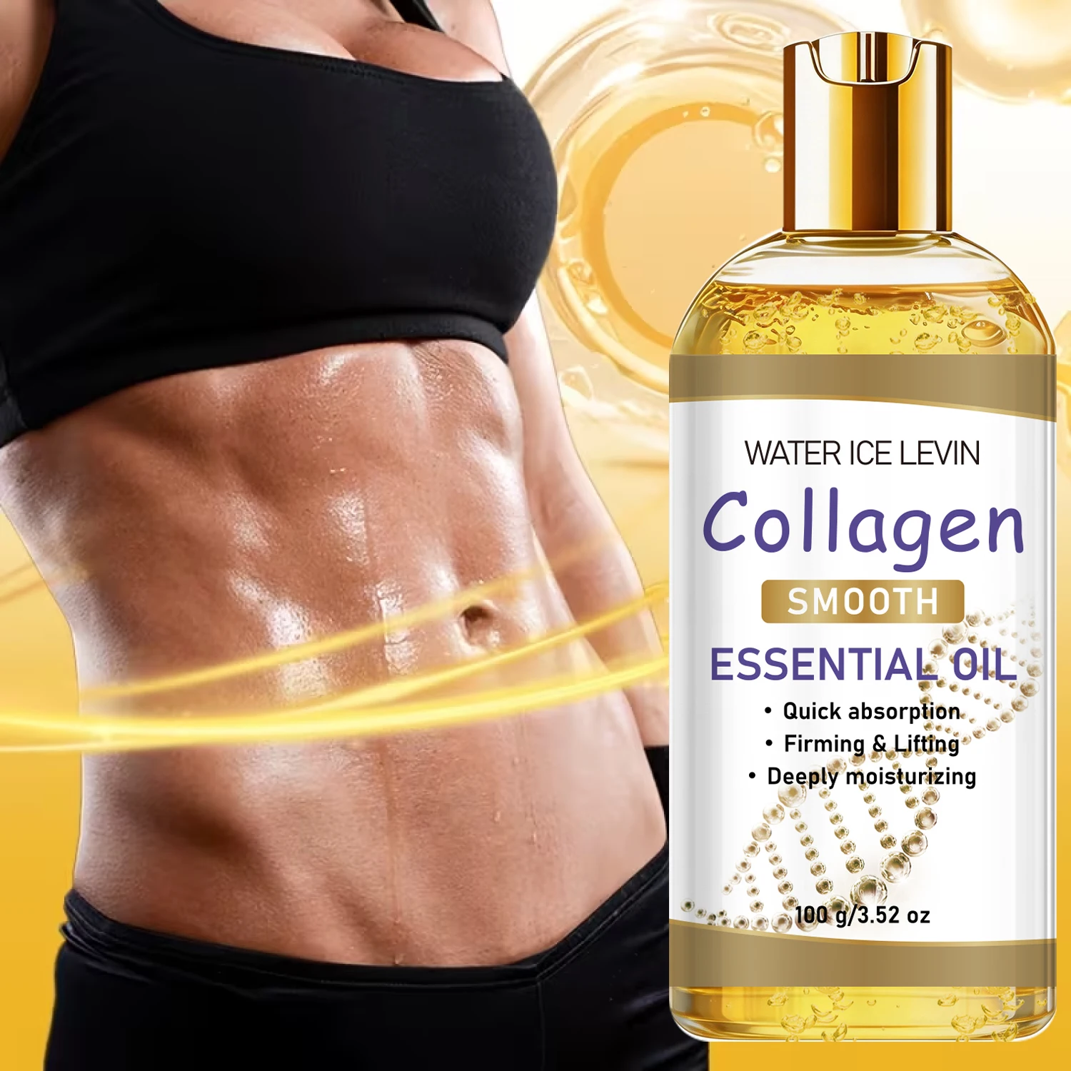 Moisturizing Collagen Body Oil, Firming & Lifting for Smooth, Healthy Skin