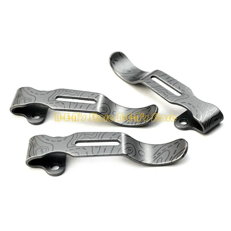 Y1AD Stainless Steel Pocket Clip For 515 535 Series Folding Cutter Easy To Install
