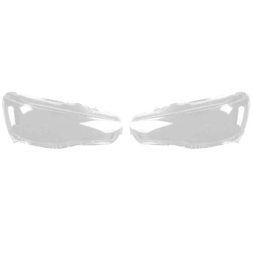 Leading-Car Headlight Shell Lamp Shade Transparent Lens Cover Headlight Cover For Lancer EX 2010-2016