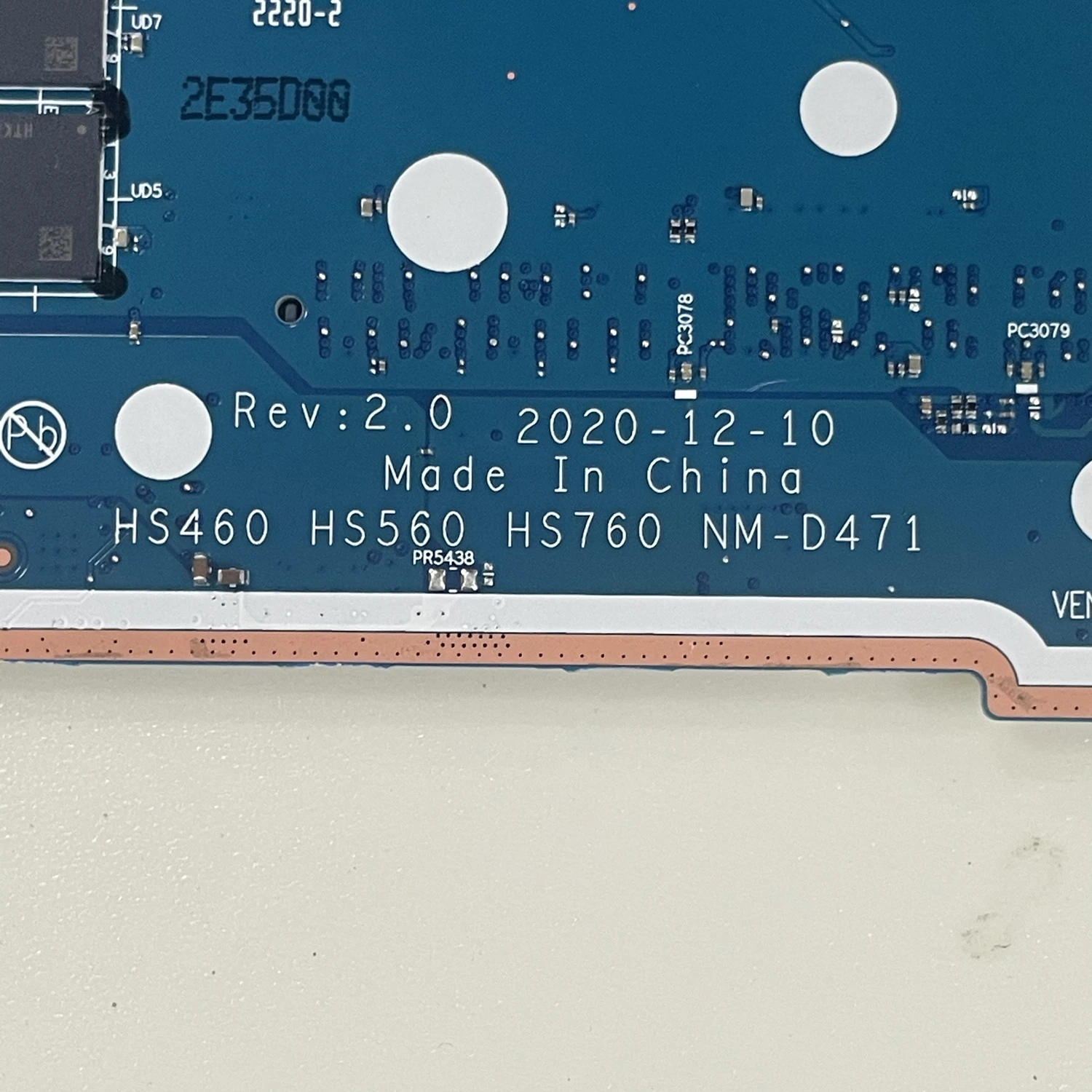Hs460 hs560 hs760 NM-D471 para lenovo ideapad 3-14itl6 3-15itl6
