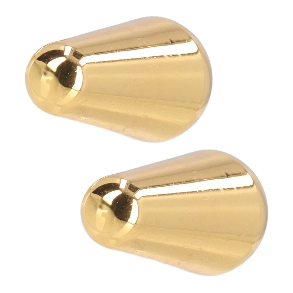 2pcs 3 Way/5 Way Switch Guitar Pickup Switch Caps​ Brass Shell PP Plastic Core ​Pickup Selector Switch Knobs​