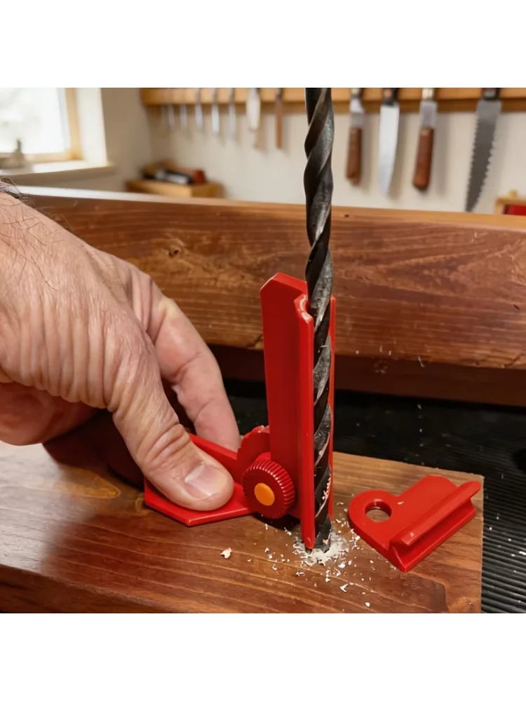 5-Angle Adjustable Drilling Guide Rail,Precise Positioning at 0°, 30°, 45°, 60°, and 90°,Compatible for Short/Long Drill Bits