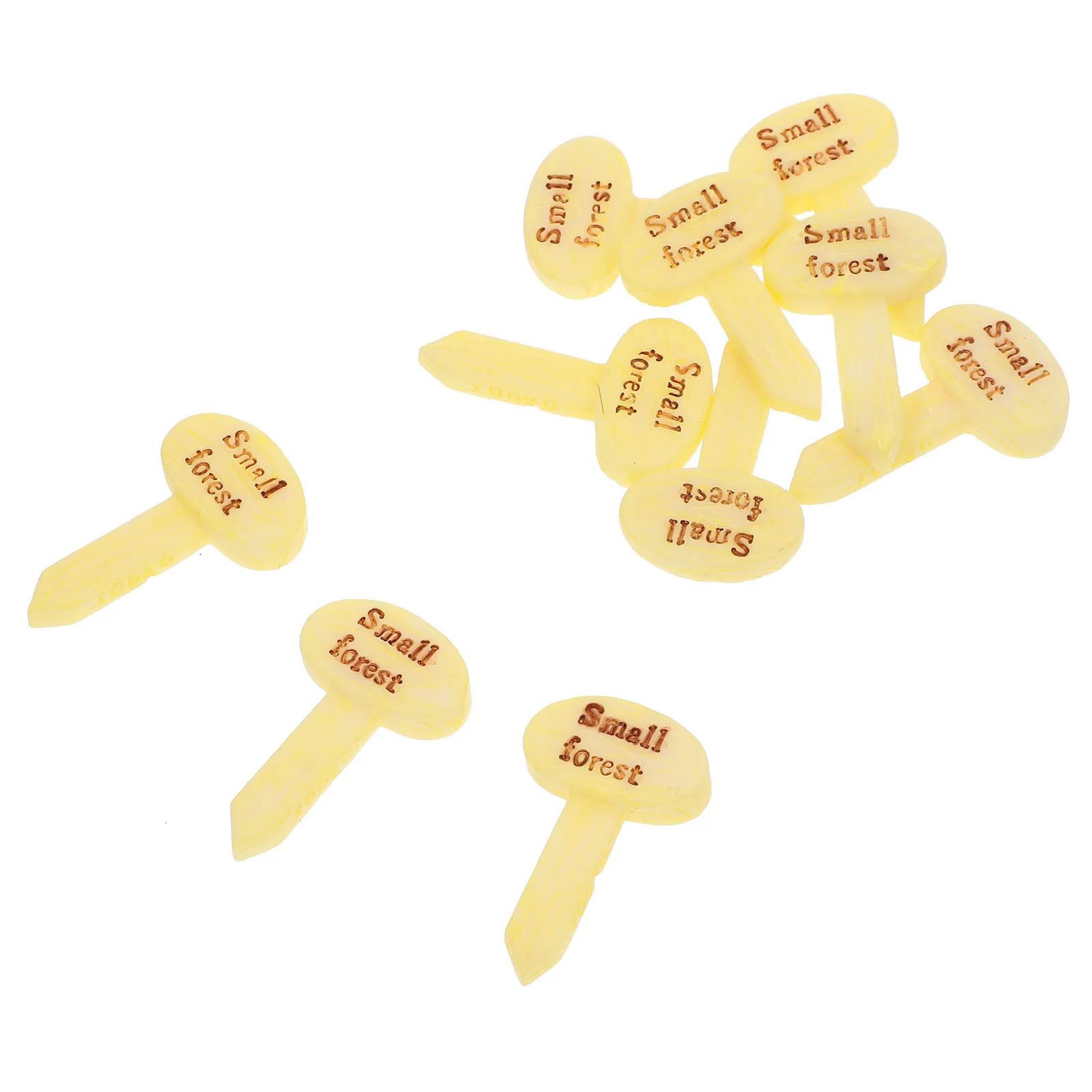 

10 шт., скульптуры из смолы Micro Guidepost, реалистичные миниатюрные украшения для бонсай «сделай сам», микропейзаж, макет сцены, украшение