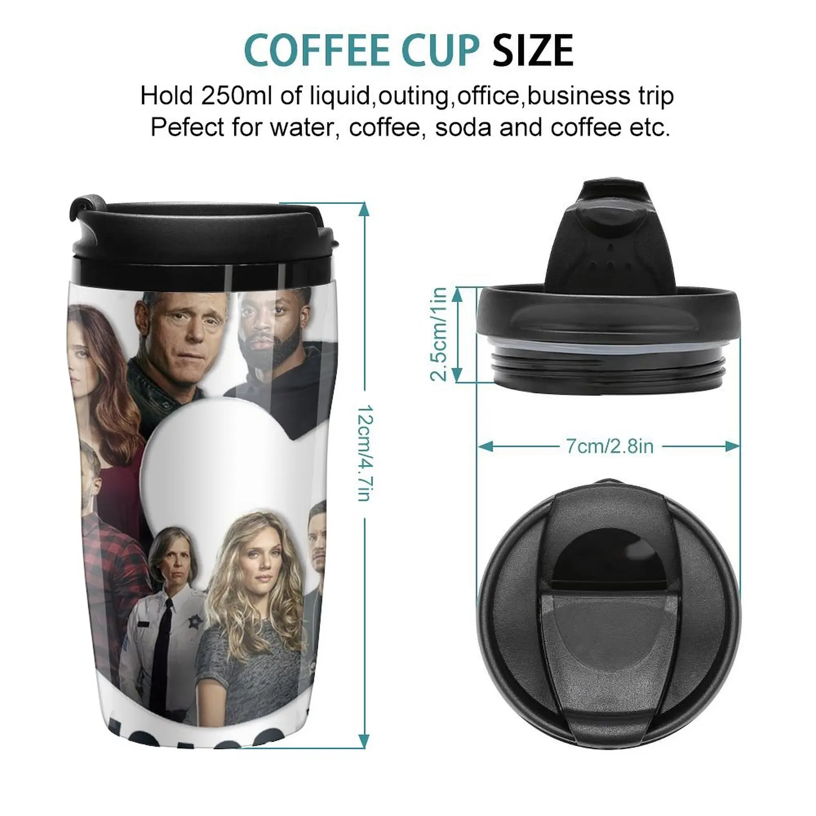 New Chicago PD tv show characters poster logo Travel Coffee Mug Unusual Tea Cup Thermos Mug