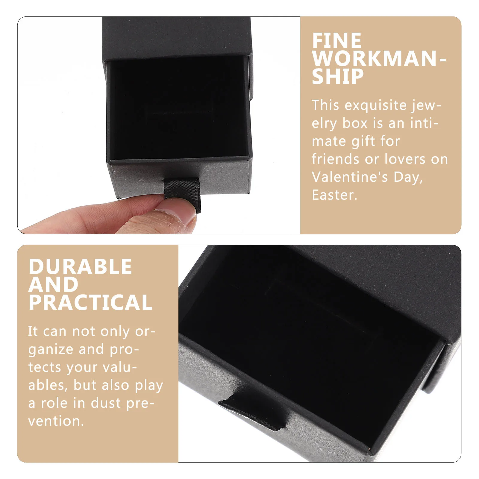 

12Pcs Portable Jewelry Organizer Box Travel Storage Case for Earrings Necklaces Accessories Jewelry Packing Box