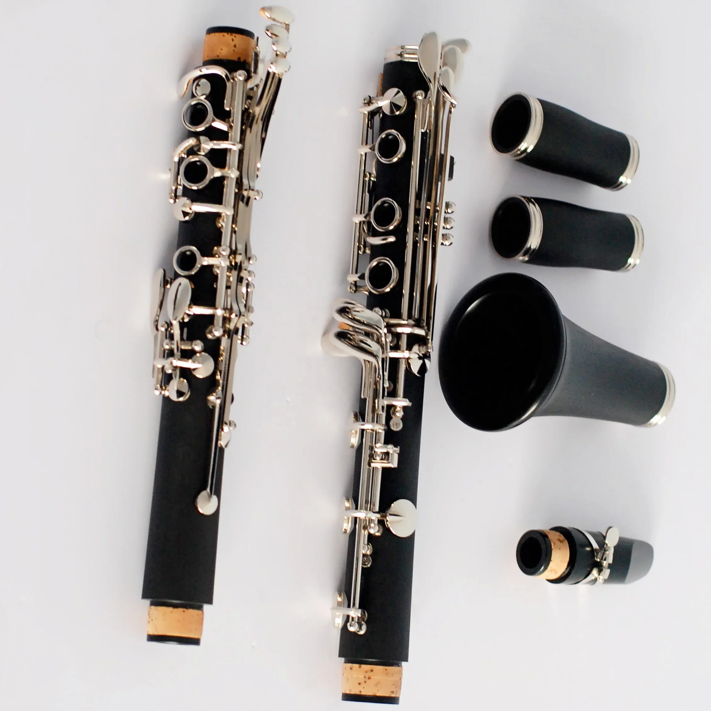 French System G Clarinet Hard Rubber Nickel Plated Keys Instrument