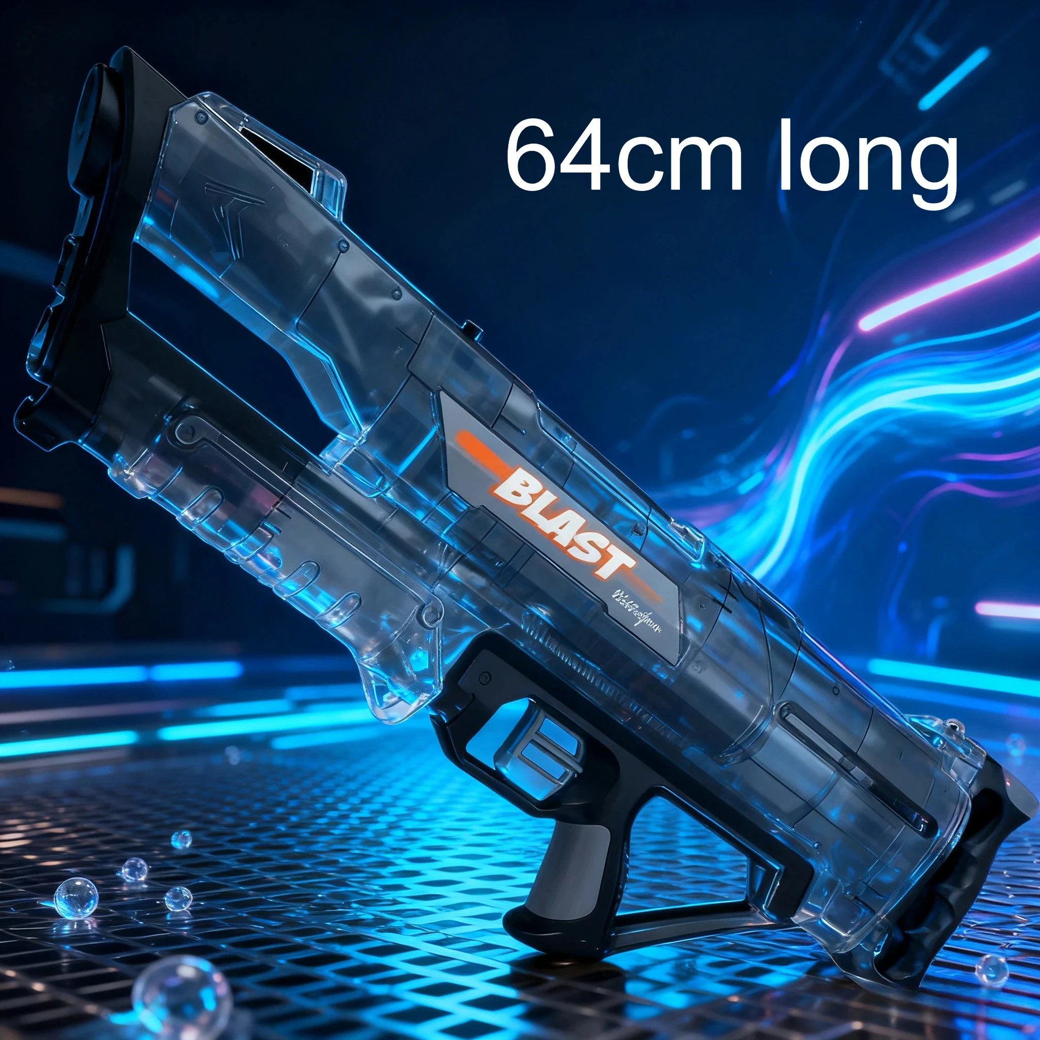 Super High Power Manually Pull-Out Water Gun Toys No Battery Pistol Spray Blaster Outdoor Water Pool Play Toy for Boys Adults