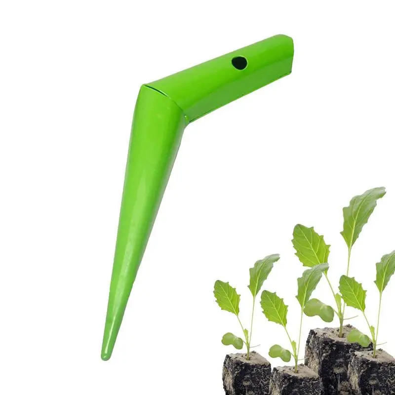 Garden Dibber Home Decoration Bulb Puncher Planter Tool Portable Anti-Rust Sowing Seeds Garden Tool For Nursery Flower Vegetable