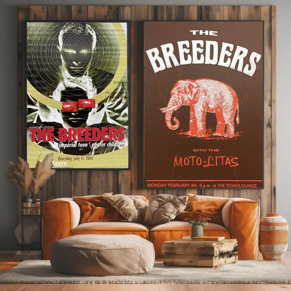 band T-The Breeders-S Painting Calligraphy Elegant Botanical Decor for Living Room Modern Interior Design