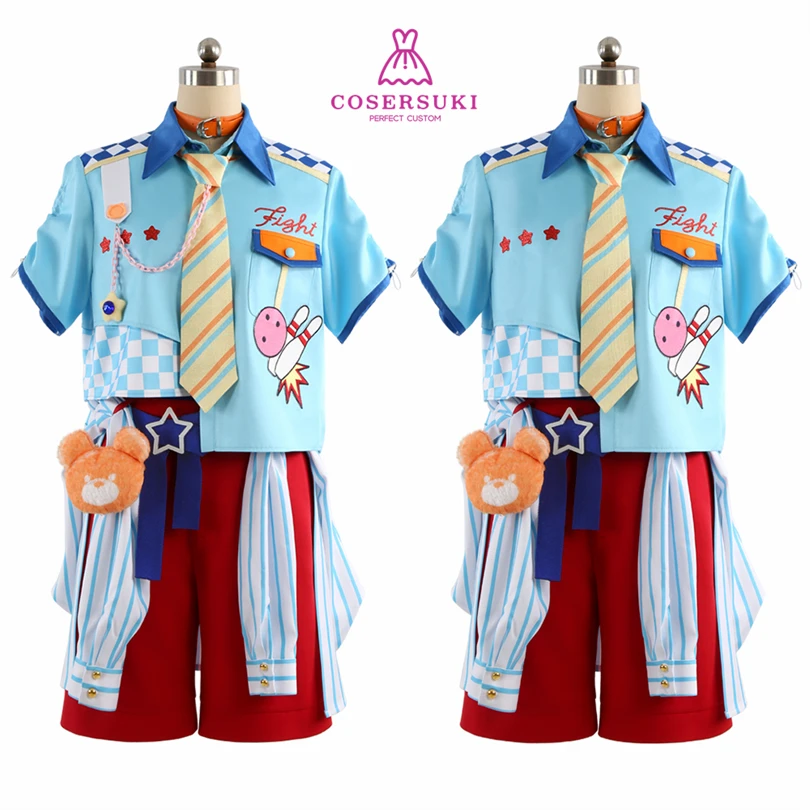 

Костюм для косплея Ensemble Stars KumaKuma ResQ: Лео Цукинага, Назуна Нито, Канна Натсу, Тори Химемия, Макото Юки – наряд для Комик-Кона