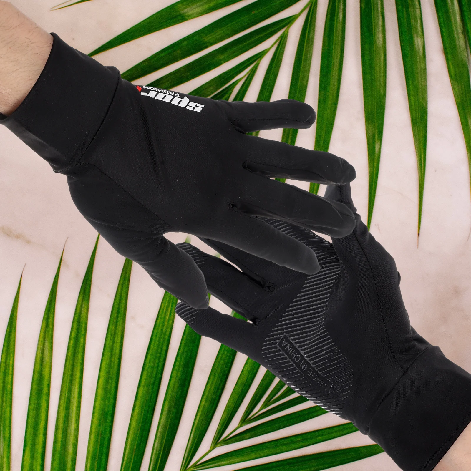 

1 Pair Waterproof Windproof Cycling Gloves Fabric Silicone Reflective Strips Anti Slip Mtb Bike Gloves For Outdoor Full Finger