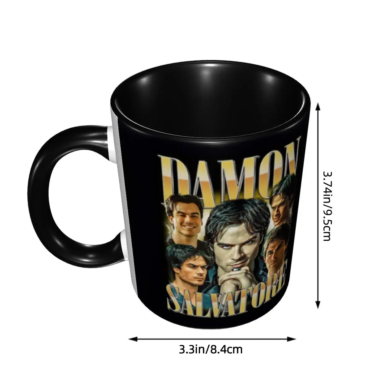 The Vampire Diaries Coffee Mugs DIY Custom Ian Somerhalder Ceramic Mug Creative Gift