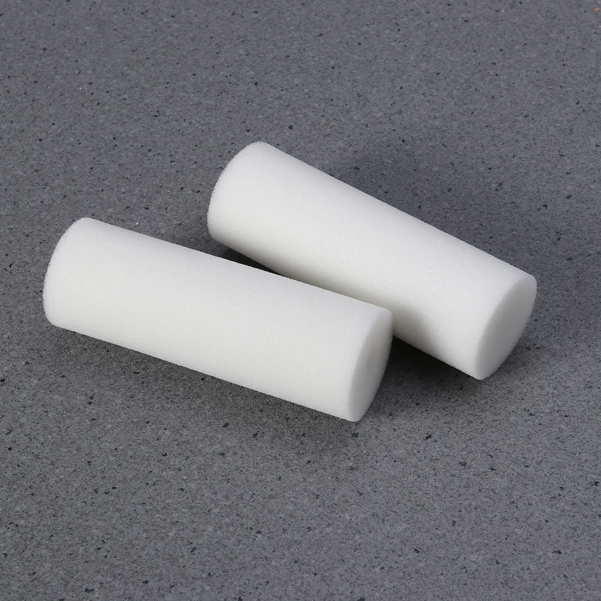 2Pcs 4 Inch Portable Lightweight Round Surface Foam Paint Roller Refill Eliminates Track Lines Smooth Walls Cabinets Small