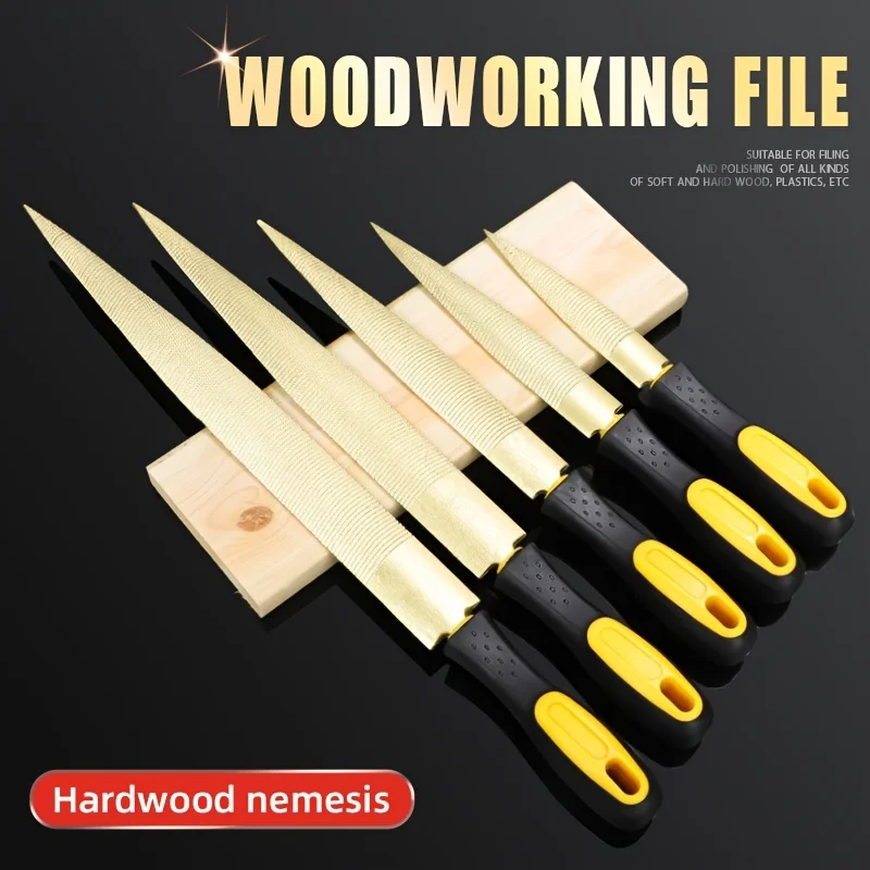 Wooden Carving File 6 \'\'/8 \'\'/10 \'\' suitable for Woodworking DIY Craft Small Tools, Woodworking Multifunctional Tools