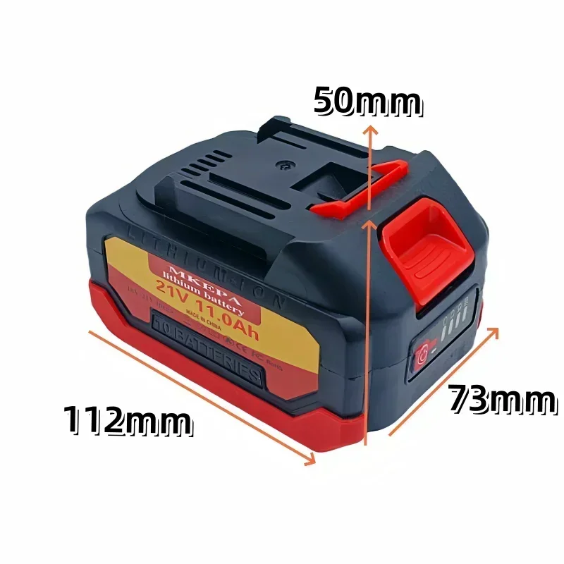 La batterie au lithium 5S2P 21V 18650 peut charger la batterie Ipega 11000mAh avec courant élevé et décharge élevée