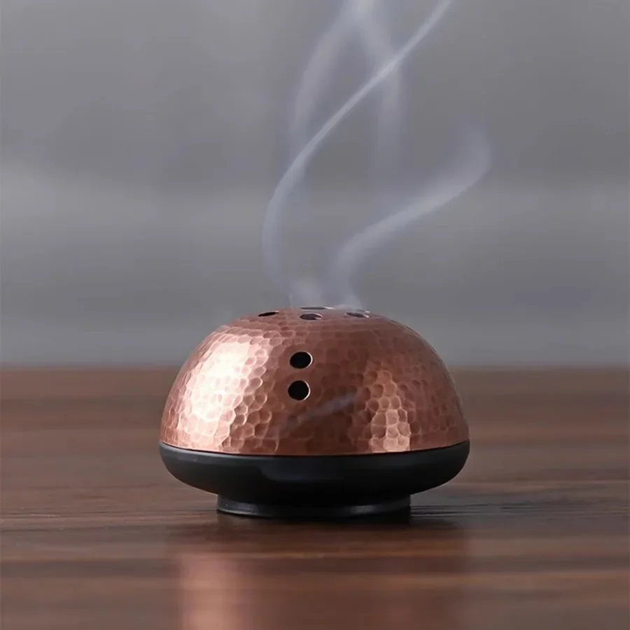 

Decoration Incense Burner Ornament Candle Oriental Incense Burner Modern Copper Chinese Minimalistic Portable Encens Room Decor