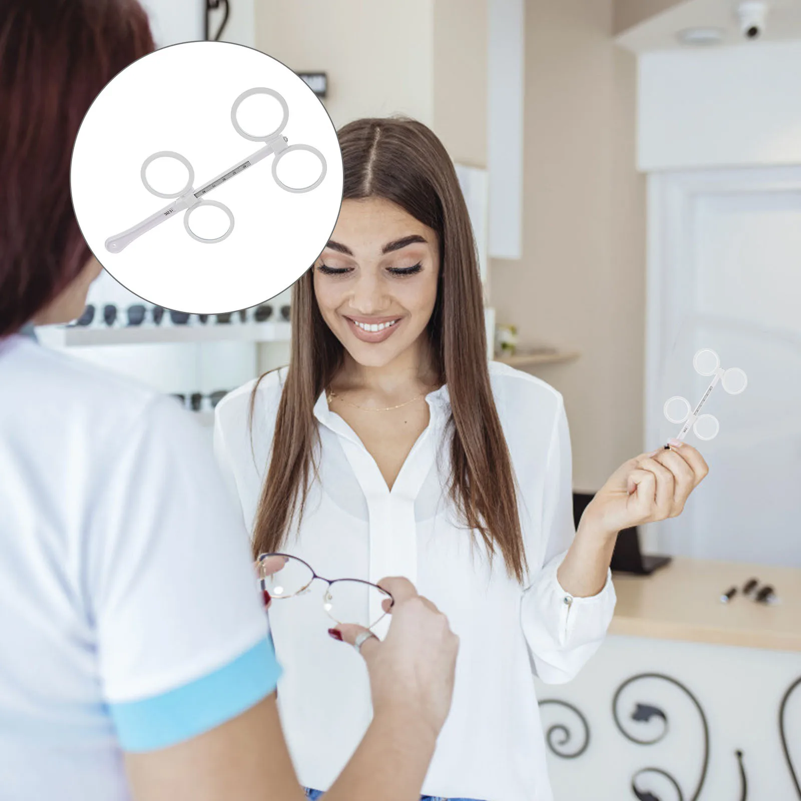 زعنفة بصرية لاختبار الحول القريب أداة تدريب العين المتينة والعملية في أي وقت وفي أي مكان زعنفة بصرية