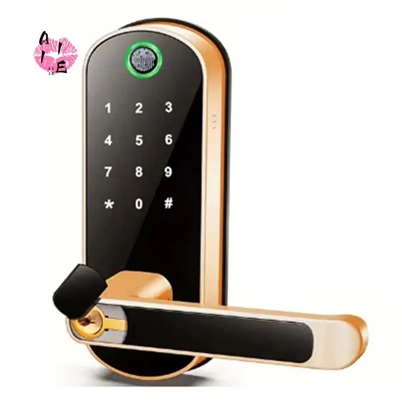 

A11E-Tuya Wifi Smart Fingerprint Door Lock App Remote Control Keyless WIFI Digital Touchscreen Lock IP67