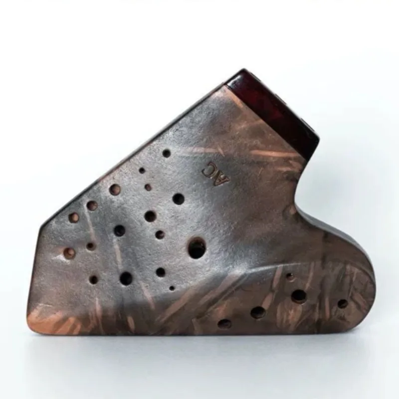 Triple Ocarina profesional tono AC Ocarinas adultos principiantes instrumentos Orff de mano instrumentos musicales portátiles hechos a mano