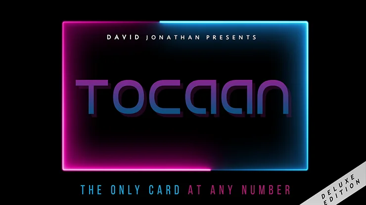 TOCAAN Deluxe Edition (Gimmicks) Card Magic and Trick Decks Illusions Close Up Magic Props Beginner Fun Prediction Magic Fire