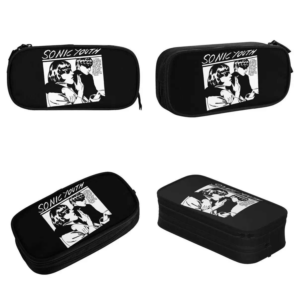 Classic S-Sonic Youth Heat And Youth Flash Pencil Cases Pencil Pouch Pen Box Kids Big Capacity Bag Students School