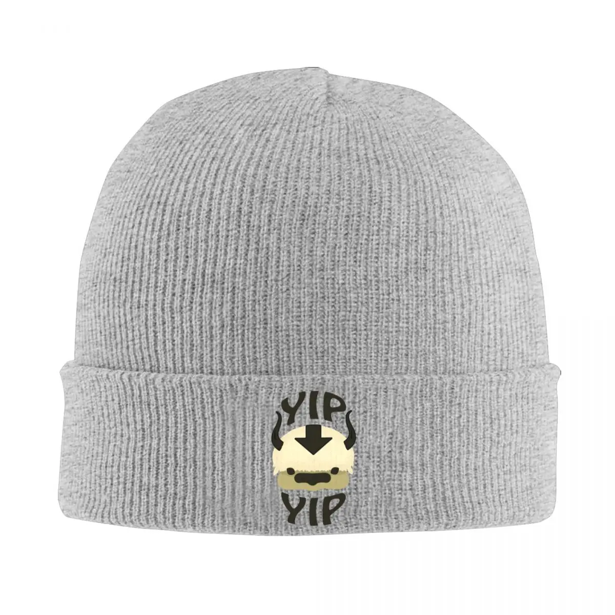 Yip Yip Appa Avatar-The Last Airbender Knitted Hat Beanies Autumn Winter Hats Warm New Caps for Men Women Gift