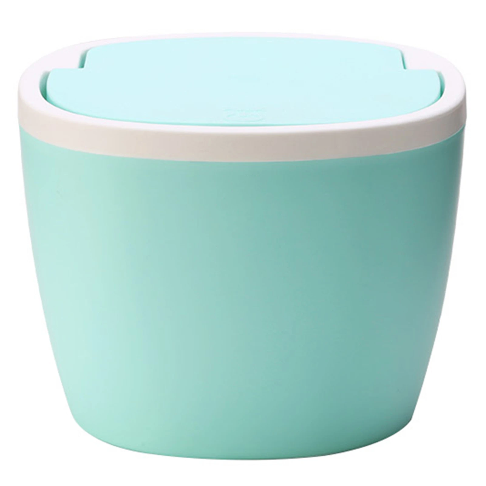 Mini Trash Can Desktop Trash Bin With Lid Small Tiny Countertop Garbage Bin For Office Home